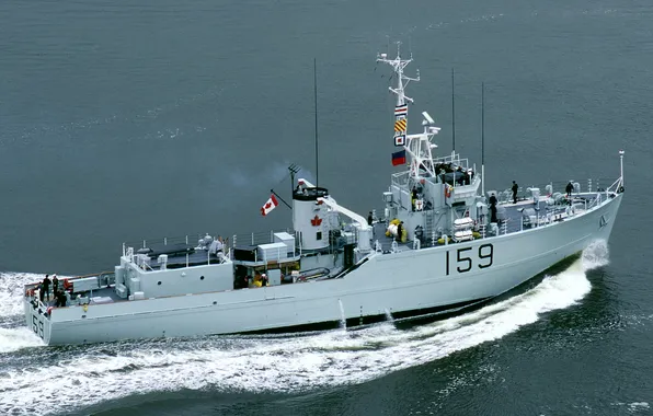 Canada, minesweeper, The Royal Navy, HMCS Fundy