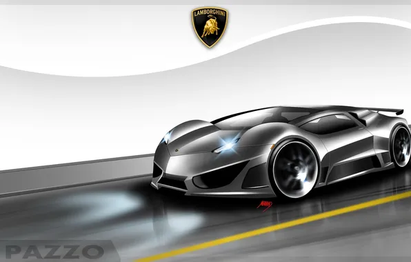 Background, icon, art, the concept, Lamborghini CRAZY