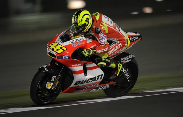 Speed, Race, Motorcycle, Track, Ducati, MotoGP, Valentino, Rossi
