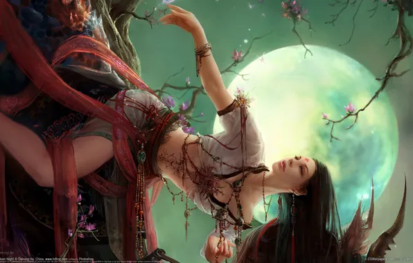 Girl, the moon, Sakura