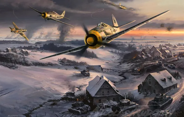 Picture the Focke-Wulf, Fw-190, Focke, Wulf