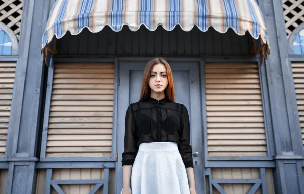 Picture look, girl, face, style, sweetheart, model, skirt, portrait