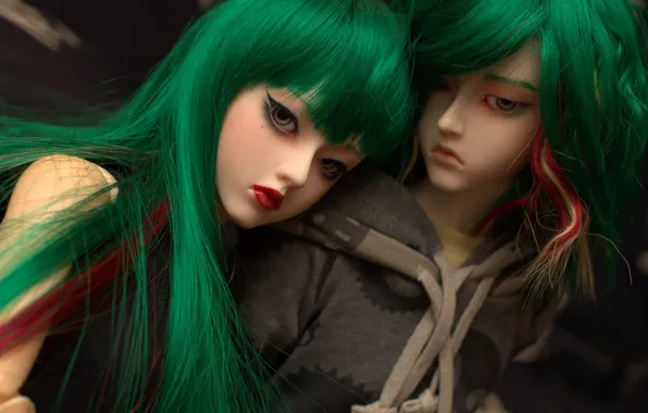 Girls, hair, doll, Asian girls
