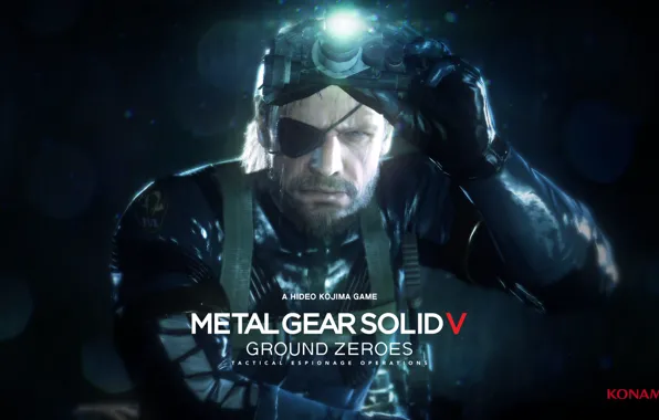 MGS, Konami, Kojima Productions, Naked Snake, Snake, Ground Zeroes, Big Boss, Hideo Kojima