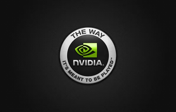Picture nvidia, logo, the way its meant to be played