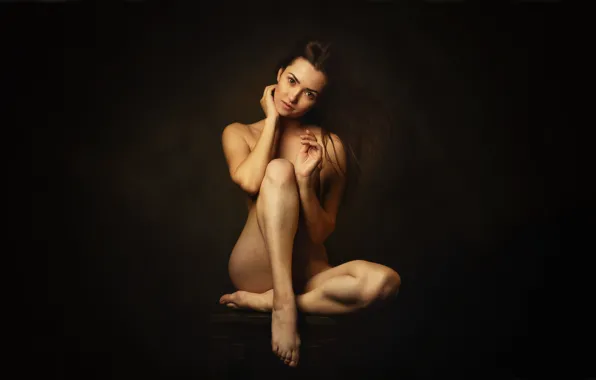 Look, pose, background, model, naked, body, makeup, figure