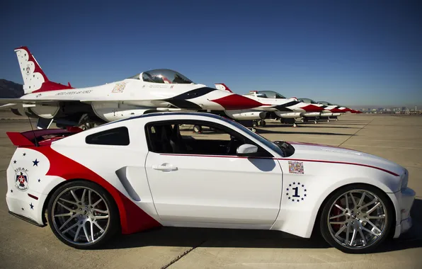 Picture Mustang, Ford, Air, Thunderbirds, Force, Edition, 2014