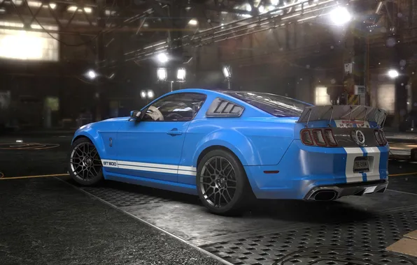 Picture Shelby, GT500, Ubisoft, garage, Game, The Crew