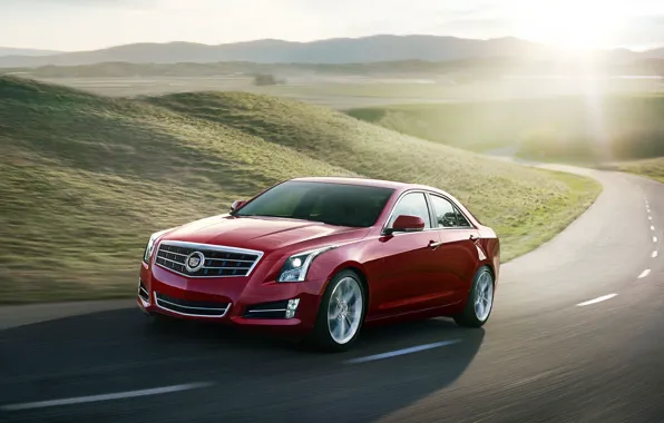 Road, Cadillac, sedan, ATS