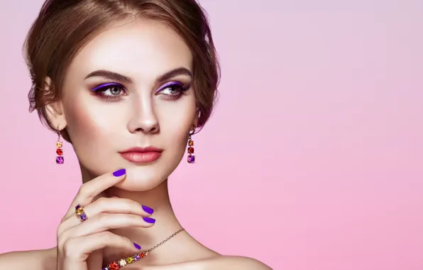 Look, girl, style, portrait, makeup, decoration, Oleg Gekman