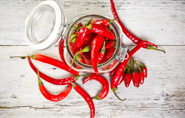 Red, Bank, pepper, placer, sharp, light background, Chile
