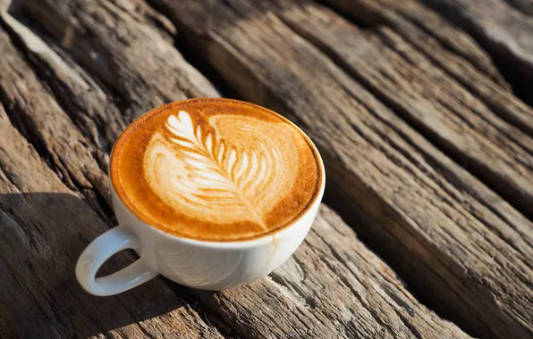 Picture cup, drawn, coffee, wheat, foam, spike