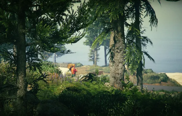 Forest, landscape, city, the city, the game, Game, game, landscape