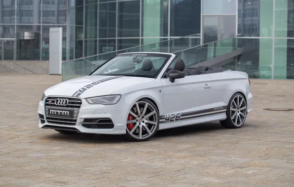 Audi, the building, area, drives, Cabriolet, 2015