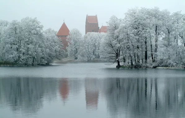 Picture water, snow, nature