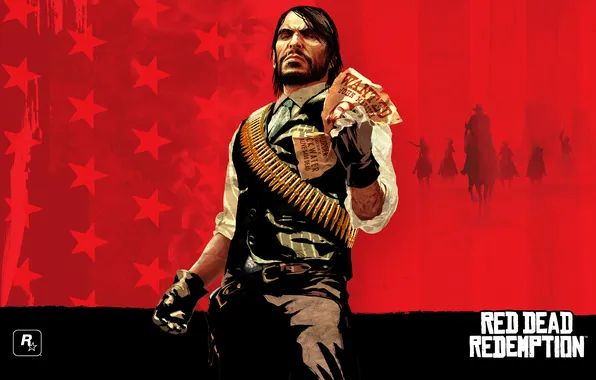 Picture game, wanted, Red Dead Redemption, rockstar, John, Marston