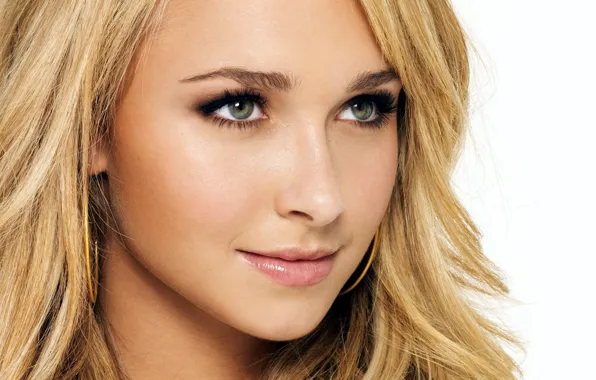 Look, Blonde, Smile, Face, Hayden Panettiere, Close-Up