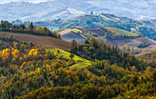 Picture autumn, mountains, Italy