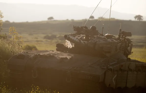 Tank, combat, Merkava, main, Israel, Merkava-IIID