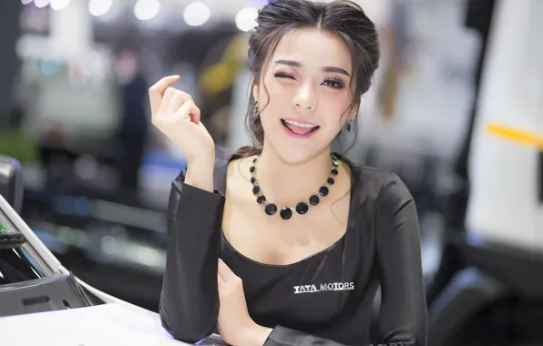 Picture look, model, beauty, grimace