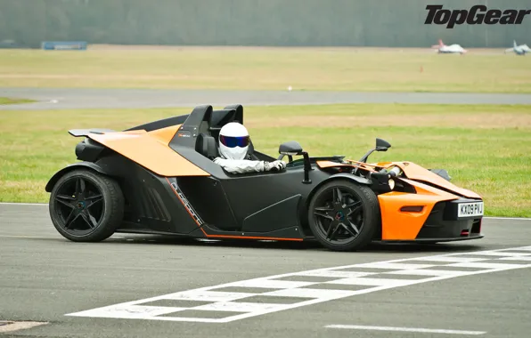 Picture Top Gear, supercar, track, KTM, the front, KTM, Stig, The Stig