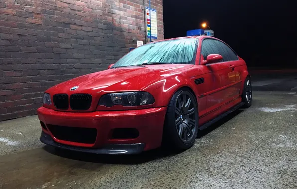 BMW, Night, E46, M3