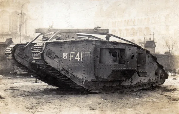 War, tank, British, times, Mk-IV, the first world