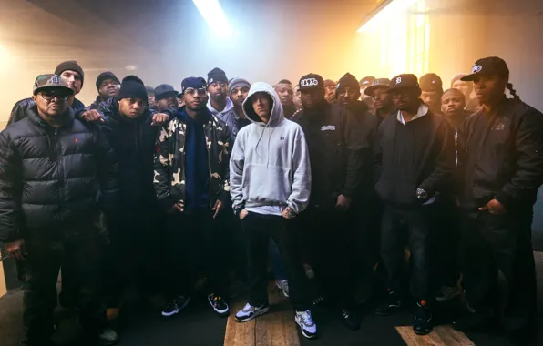 Gang, jacket, Eminem, Eminem, rap god