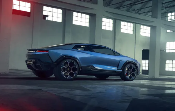 Lamborghini, blue, Lamborghini Lanzador Concept, Thrower