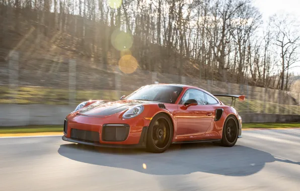 Speed, 911, Porsche, turn, sports car, track, GT2 RS, 991 type II