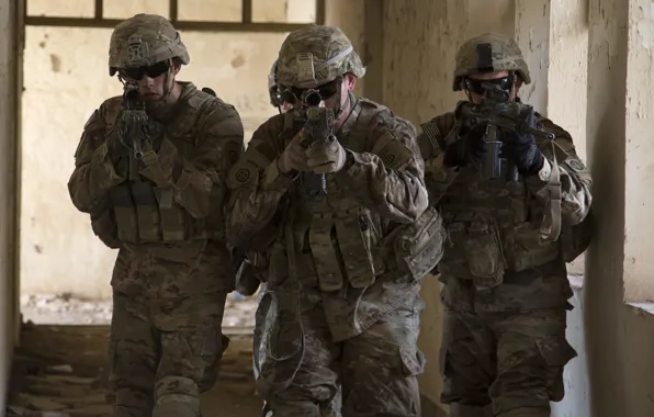 Weapons, soldiers, United States Army