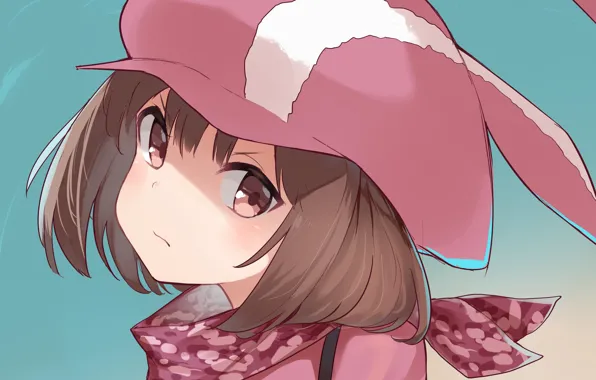 Look, girl, cap, Sword Art Online Alternative: Gun Gale Online