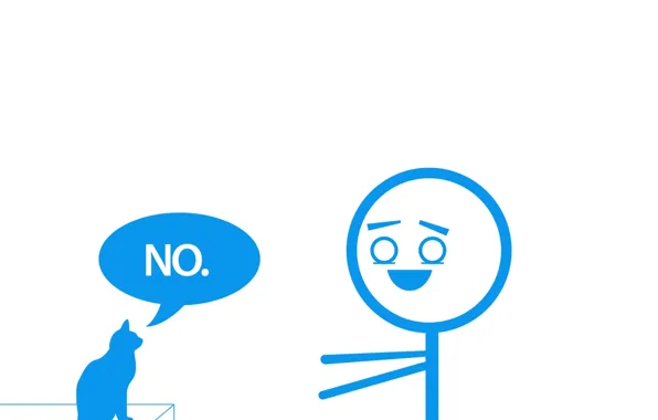 Picture cat, smile, people