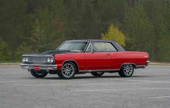 Picture Chevrolet, Red, 1964, Malibu