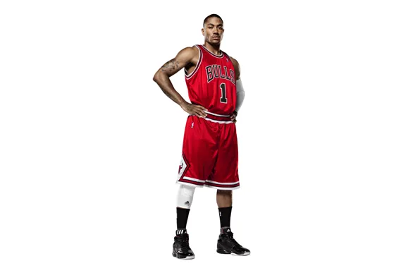 White And Red Bulls NBA Jersey Wallpaper, Basketball, Nike