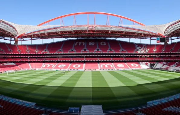 Picture Photo, Field, The city, Grass, Panorama, Portugal, Stadium, Stadium