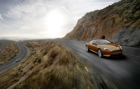 Picture road, auto, Aston Martin