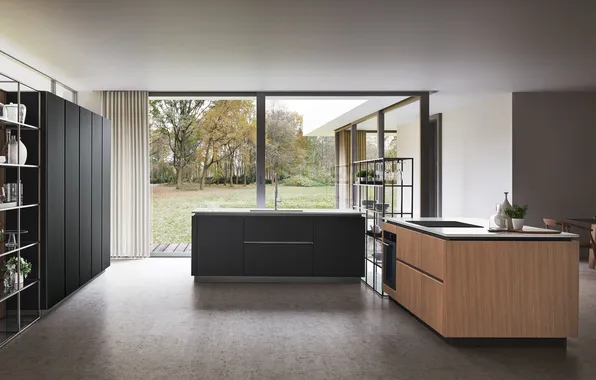 Style, Villa, interior, Italy, kitchen, dining room, dining area, Italian design