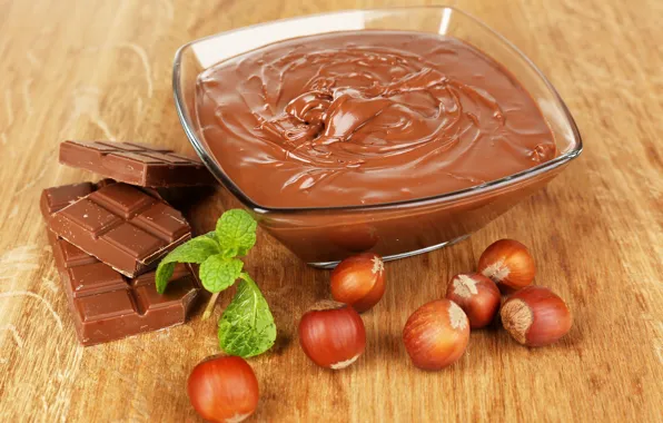 Chocolate, nuts, dessert, sweet, chocolate, nuts, pasta
