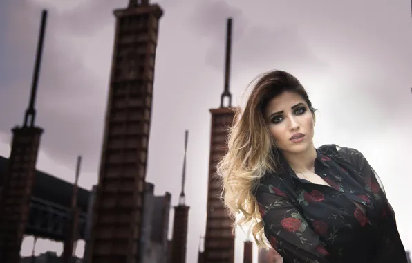 Look, background, model, hair, beauty, Taty