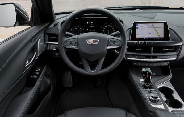 Cadillac, interior, sedan, four-door, 2020, CT4