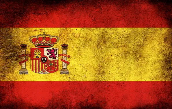 Flag, dirt, Spain
