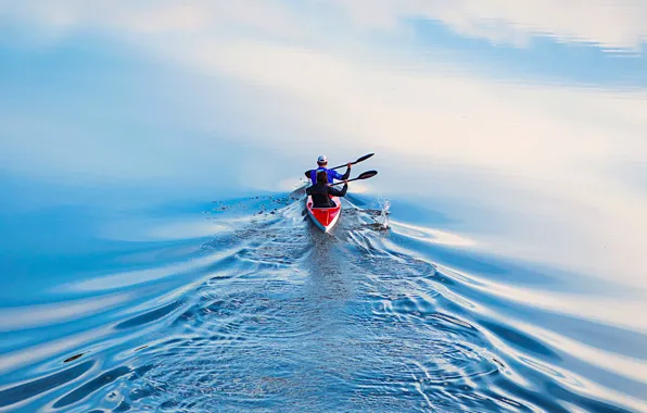 Water, sport, rowing