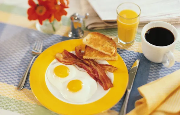 Egg, scrambled eggs, Breakfast