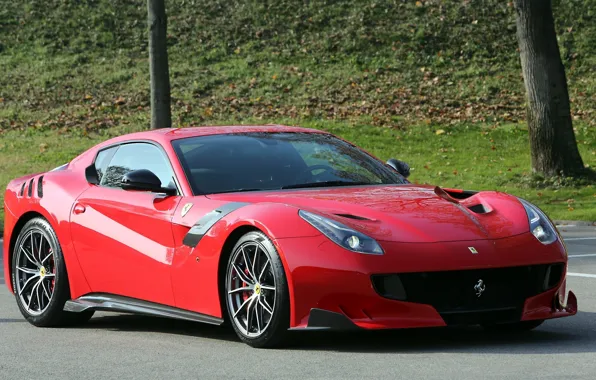 Picture Ferrari, red, F12, tdf