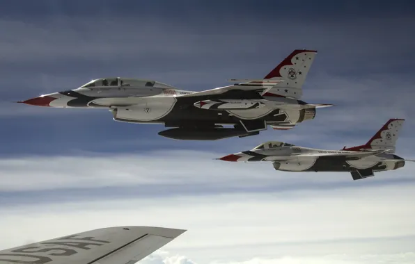 Fighter, general, fighting, falcon, f-16, dynamics, thunderbirds