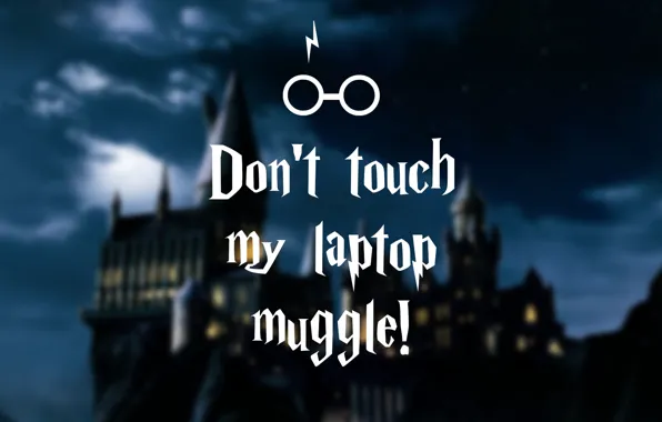 Picture magic, protection, glasses, Harry Potter, scar, funny, Castle, Harry Potter