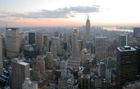 Wallpaper, new York, skyscrapers, new york, Manhattan, manhattan