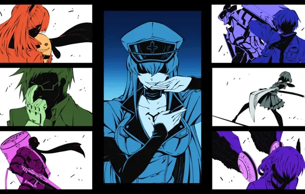 Jaegers, Wave, Run, Akame ga kill, Kurome, akame GA kill, Esdeath, Seryu