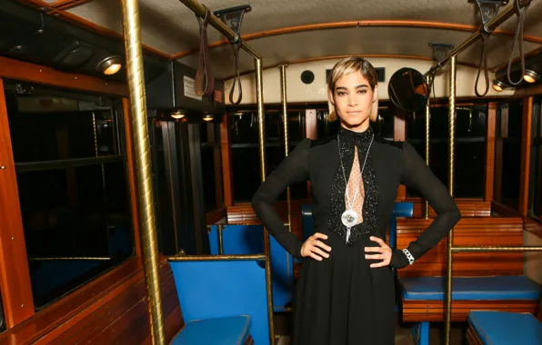 Look, pose, actress, the car, photoshoot, model, dancer, Sofia Boutella